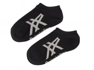 Onitsuka Tiger Ankle Socks Accessoires Damen Schwarz Grau | JP2196783