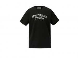 Onitsuka Tiger Graphic Tee Kleidung Herren Schwarz | KU9627051