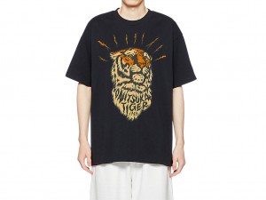 Onitsuka Tiger Graphic Tee Kleidung Herren Schwarz | CO8361704