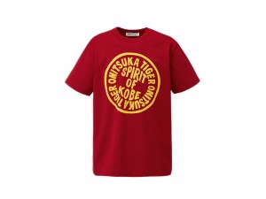 Onitsuka Tiger Graphic Tee Kleidung Herren Rot | YR9275863