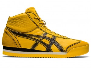 Onitsuka Tiger Mexico 66 SD PF MR Schuhe Damen Gelb Schwarz | YX7923618