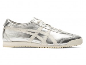 Onitsuka Tiger Mexico 66 SD Schuhe Damen Silber Weiß | YZ0215943