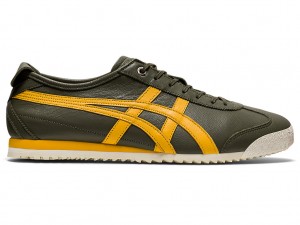 Onitsuka Tiger Mexico 66 SD Schuhe Damen Grün Gelb | BL4321870