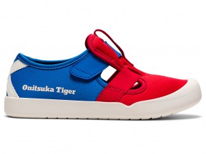 Onitsuka Tiger Mexico 66 Sandalen Kinder Rot Blau | ZB8402396