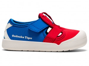 Onitsuka Tiger Mexico 66 Sandalen Kinder Rot Blau | NA2953170