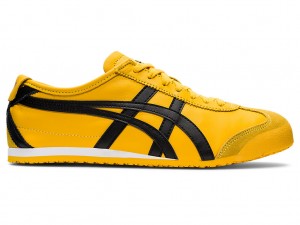 Onitsuka Tiger Mexico 66 Schuhe Damen Gelb Schwarz | DJ2368591