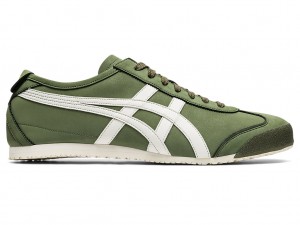 Onitsuka Tiger Mexico 66 Schuhe Damen Grün Weiß | LE7368401