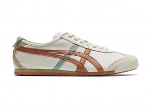 Onitsuka Tiger Mexico 66 Schuhe Damen Weiß Orange | OR7832401