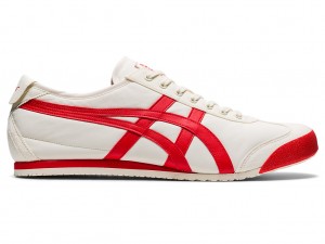 Onitsuka Tiger Mexico 66 Schuhe Damen Weiß Rot | MC5238074