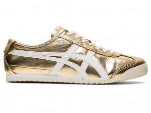 Onitsuka Tiger Mexico 66 Schuhe Herren Gold Weiß | XM7952468