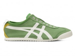 Onitsuka Tiger Mexico 66 Slip On Schuhe Damen Grün Weiß | SE9362841