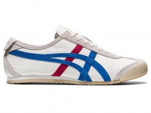 Onitsuka Tiger Mexico 66 Vin Schuhe Damen Weiß Blau | ZN4318597