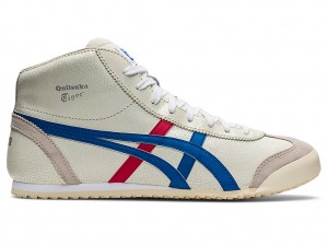 Onitsuka Tiger Mexico Mid-Runner Schuhe Herren Weiß Blau | FW5762904