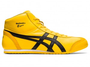 Onitsuka Tiger Mexico Mid Runner Schuhe Damen Gelb Schwarz | GF1582736