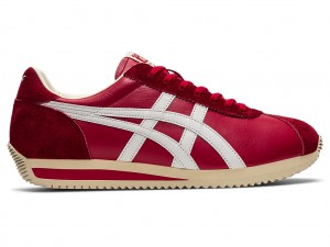 Onitsuka Tiger Moal 77 Nm Schuhe Damen Rot Weiß | FE7294105