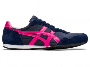 Onitsuka Tiger Serrano Schuhe Damen Midnight / Dragon Fruit | CB4365912