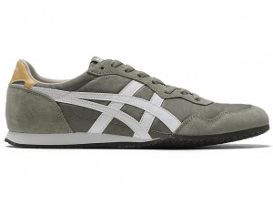 Onitsuka Tiger Serrano Schuhe Herren Olivgrün Weiß | JL6042158