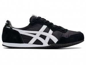 Onitsuka Tiger Serrano Schuhe Herren Schwarz Weiß | PL4563279