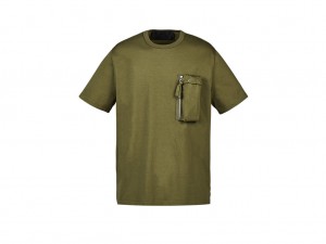 Onitsuka Tiger Ss Tee Kleidung Herren Khaki | YA7649350