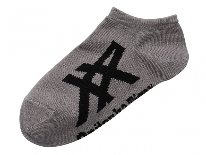 Onitsuka Tiger Ankle Socks Accessoires Damen Grau Schwarz | SH0263159