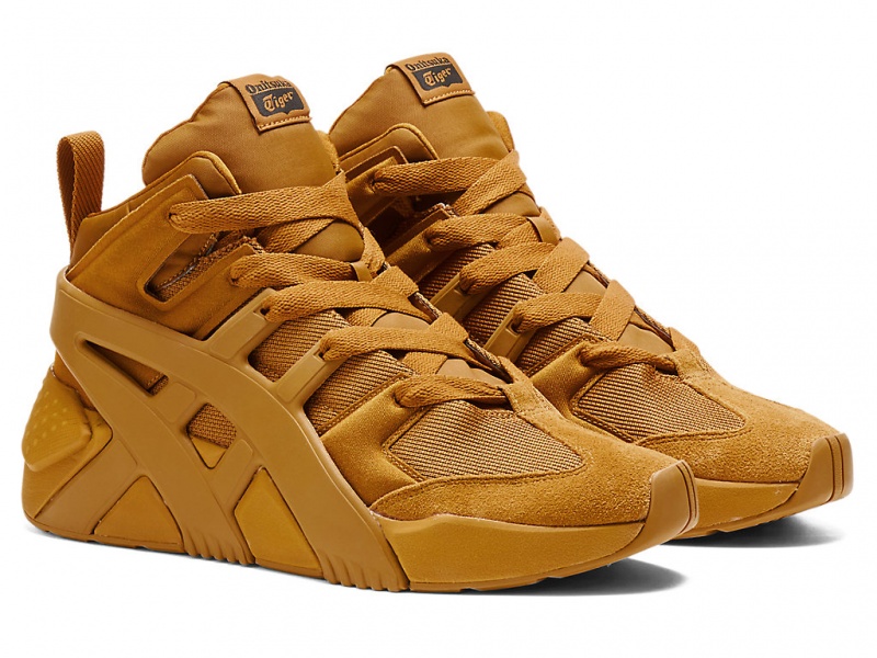 Onitsuka Tiger Big Logo Trainer Puffed Schuhe Herren Tan Presidio / Tan Presidio | JS2639450