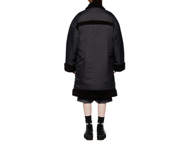 Onitsuka Tiger Coat Kleidung Damen Schwarz | JP6451937