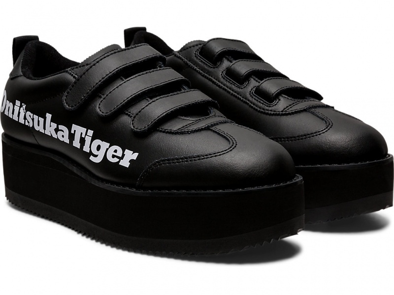 Onitsuka Tiger Delegation Chunk W Schuhe Damen Schwarz Weiß | BI7365280