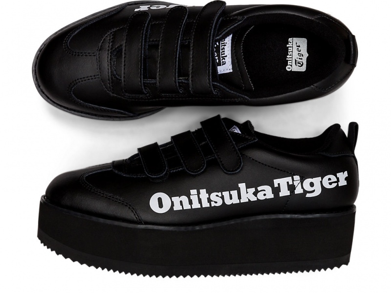 Onitsuka Tiger Delegation Chunk W Schuhe Damen Schwarz Weiß | BI7365280