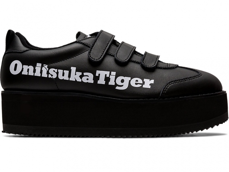 Onitsuka Tiger Delegation Chunk W Schuhe Damen Schwarz Weiß | BI7365280