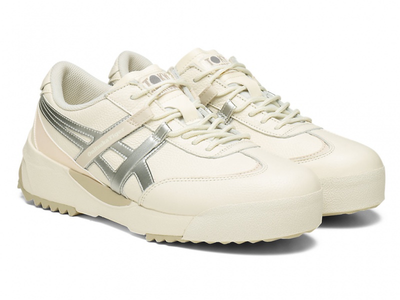 Onitsuka Tiger Delegation Ex Schuhe Damen Weiß Silber | YV1723694