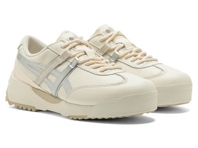 Onitsuka Tiger Delegation Ex Schuhe Damen Weiß Silber | YV1723694