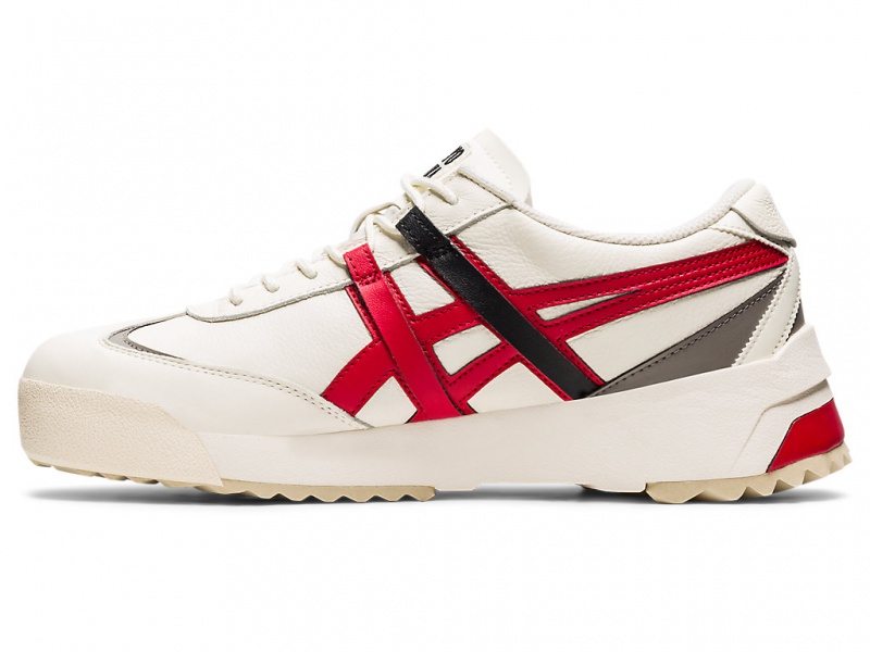 Onitsuka Tiger Delegation Ex Schuhe Herren Weiß Rot | IJ8154327