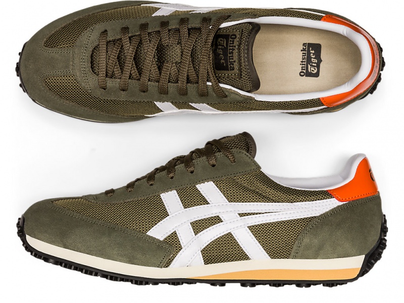 Onitsuka Tiger EDR 78 Schuhe Herren Grün Weiß | YD5314720