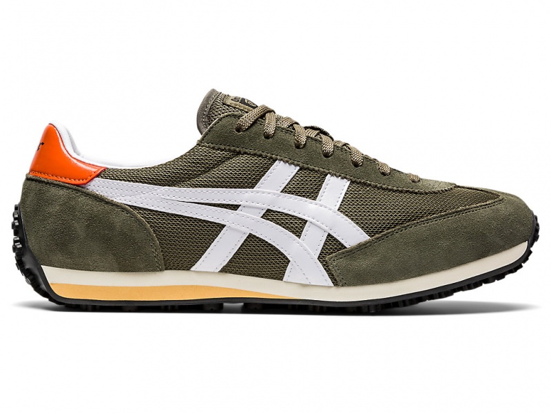 Onitsuka Tiger EDR 78 Schuhe Herren Grün Weiß | YD5314720