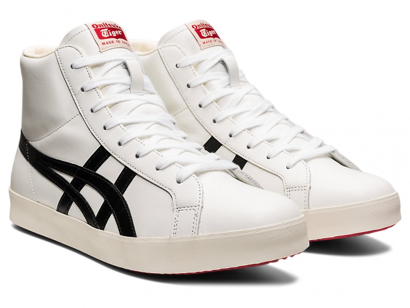 Onitsuka Tiger Fabre Hi Nm Schuhe Damen Weiß Schwarz | XR5213094