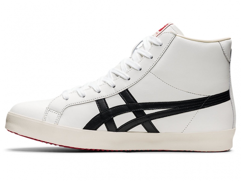 Onitsuka Tiger Fabre Hi Nm Schuhe Damen Weiß Schwarz | XR5213094