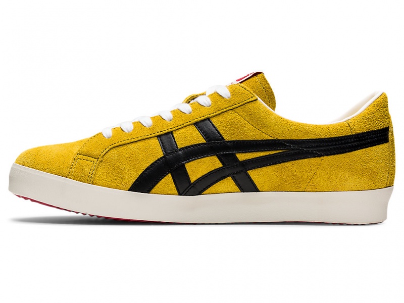 Onitsuka Tiger Fabre Nm Schuhe Damen Gelb Schwarz | TP9124305