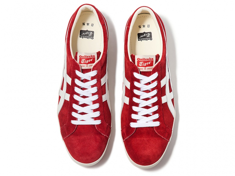 Onitsuka Tiger Fabre Nm Schuhe Damen Rot Weiß | PZ9176043