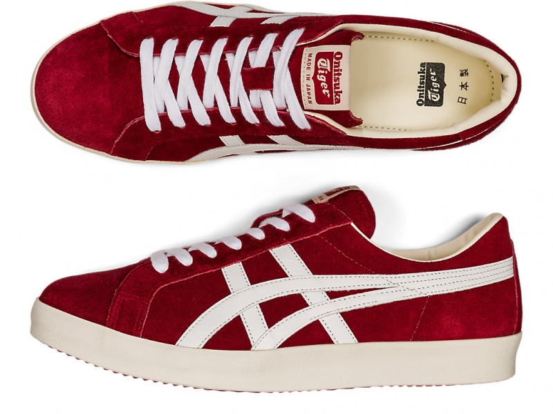 Onitsuka Tiger Fabre Nm Schuhe Damen Rot Weiß | PZ9176043