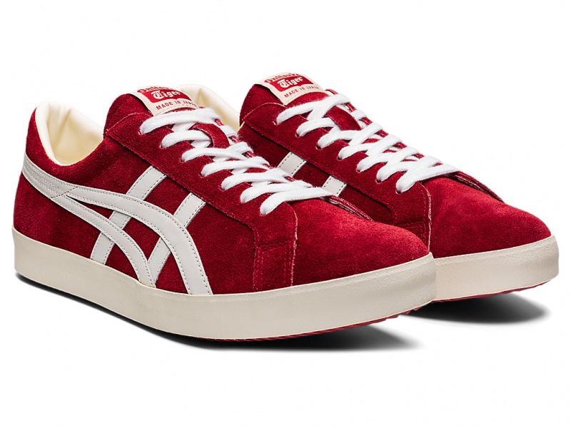 Onitsuka Tiger Fabre Nm Schuhe Damen Rot Weiß | PZ9176043