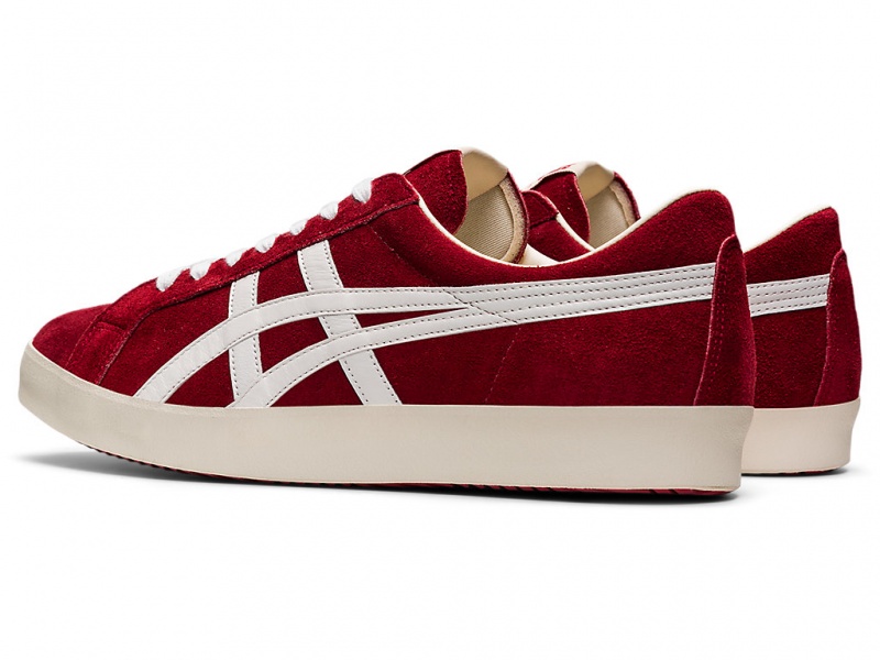 Onitsuka Tiger Fabre Nm Schuhe Damen Rot Weiß | PZ9176043