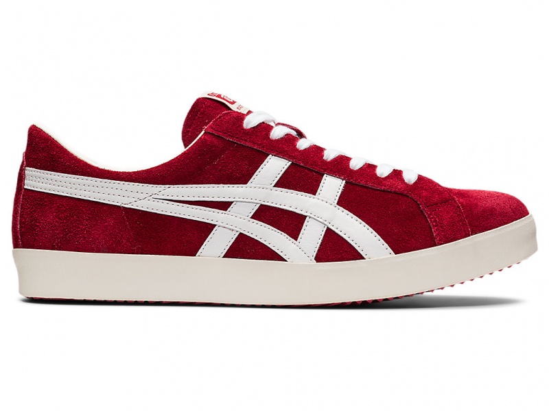 Onitsuka Tiger Fabre Nm Schuhe Damen Rot Weiß | PZ9176043