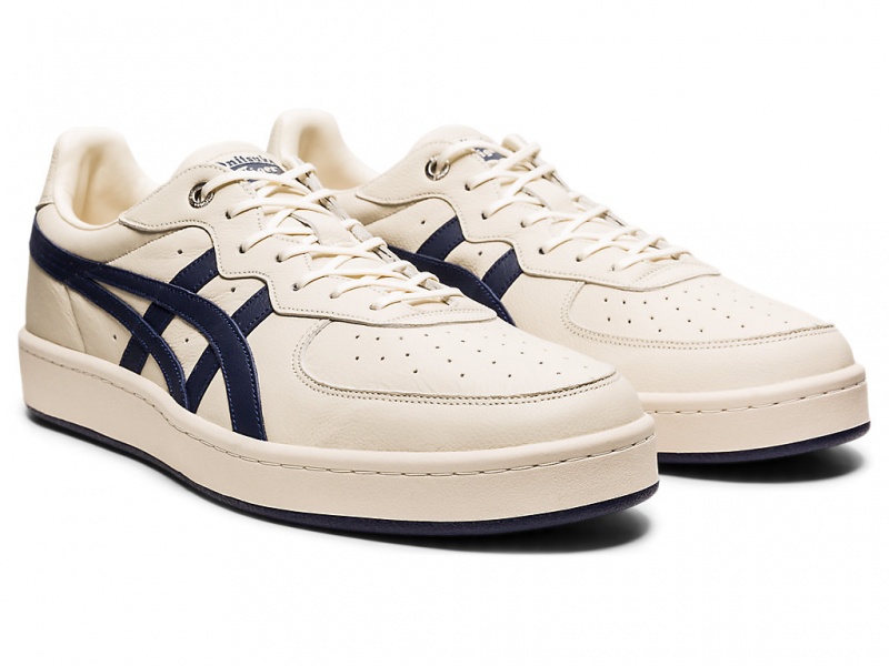 Onitsuka Tiger GSM SD Schuhe Damen Oatmeal / Peacoat | AS8206543