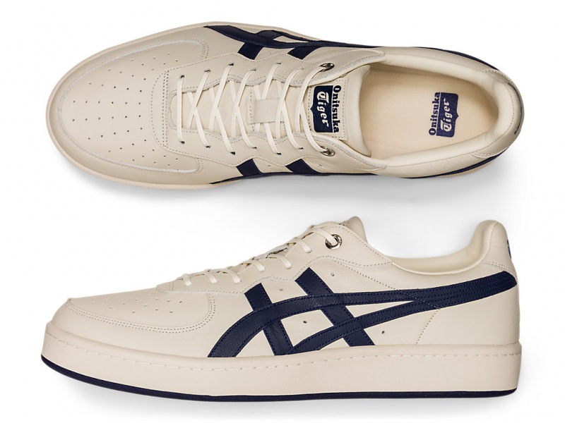 Onitsuka Tiger GSM SD Schuhe Damen Oatmeal / Peacoat | AS8206543