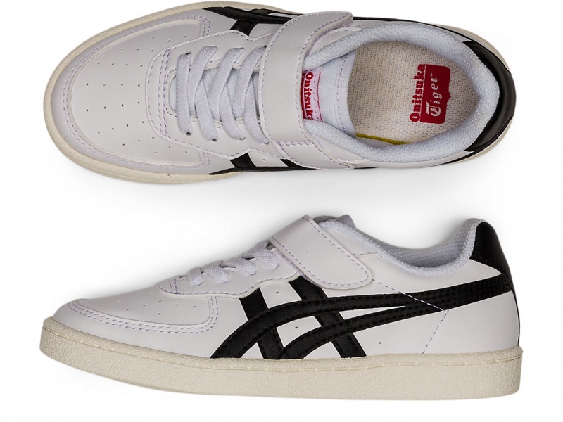 Onitsuka Tiger GSM Schuhe Kinder Weiß Schwarz | ZH3027856