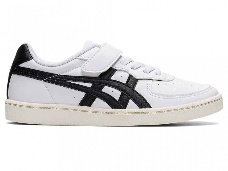 Onitsuka Tiger GSM Schuhe Kinder Weiß Schwarz | ZH3027856