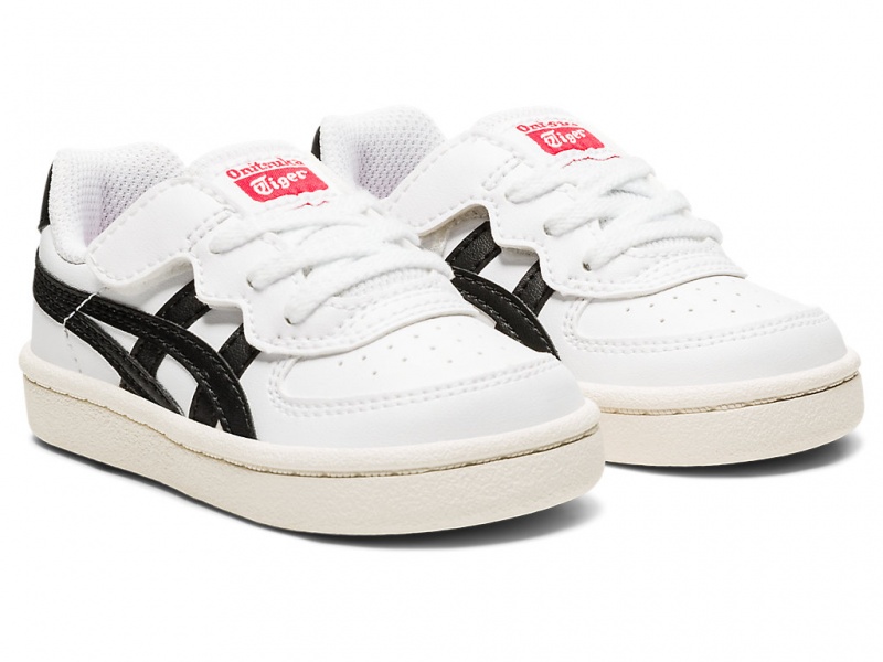 Onitsuka Tiger GSM Schuhe Kinder Weiß Schwarz | SR2189730