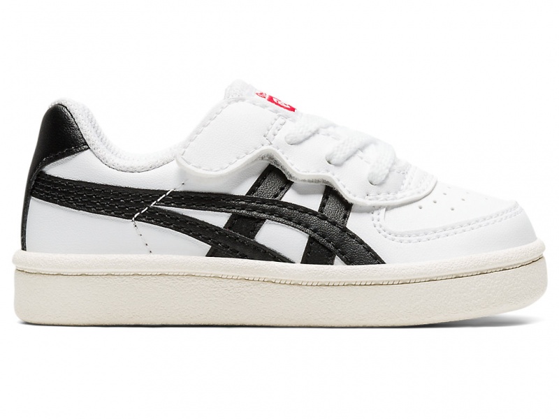 Onitsuka Tiger GSM Schuhe Kinder Weiß Schwarz | SR2189730