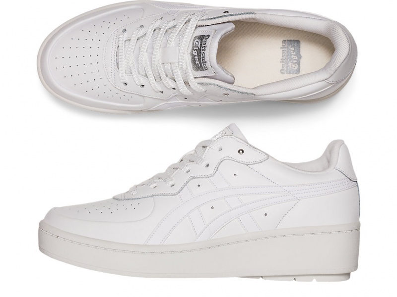 Onitsuka Tiger GSM W Schuhe Damen Weiß Weiß | IW9763408