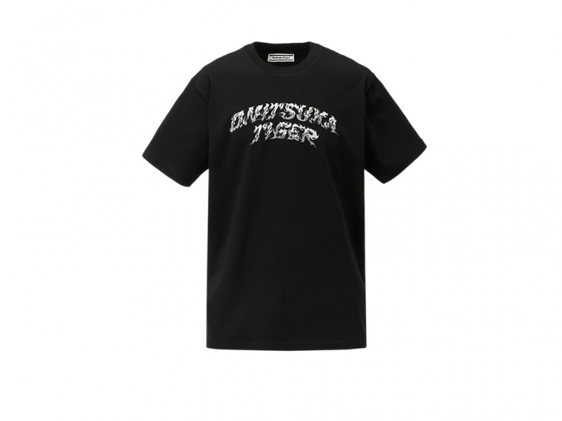 Onitsuka Tiger Graphic Tee Kleidung Damen Schwarz | OW0256138